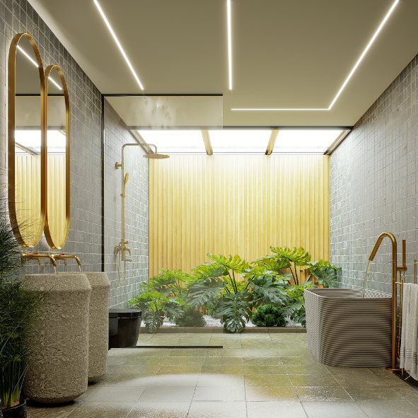 Rasten aplicada em ambiente — Usina Design