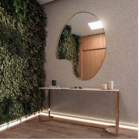 Rodapé aplicada em ambiente — Usina Design