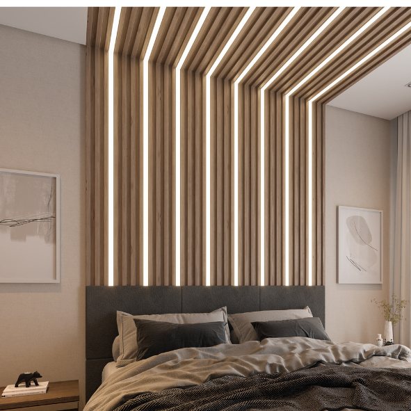 Route aplicada em ambiente — Usina Design