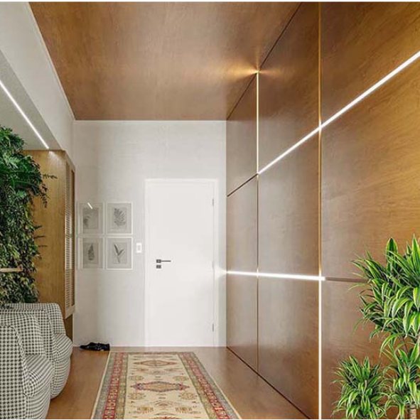 Wood aplicada em ambiente — Usina Design