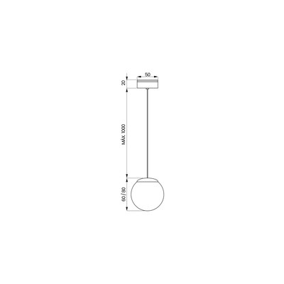 Desenho técnico cotado Glob, da Usina Design
