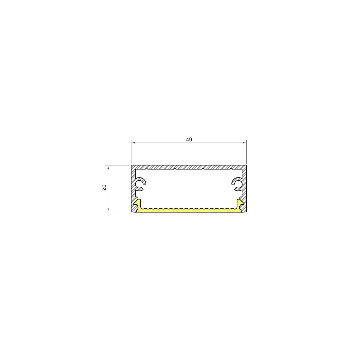 Desenho técnico cotado Route, da Usina Design