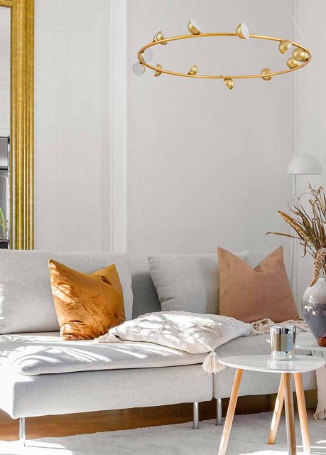 Ambiente com a luminária Mezzo, da linha importada Usina Imports