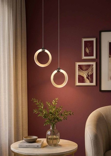 Ambiente com a luminária Portale, da linha importada Usina Imports