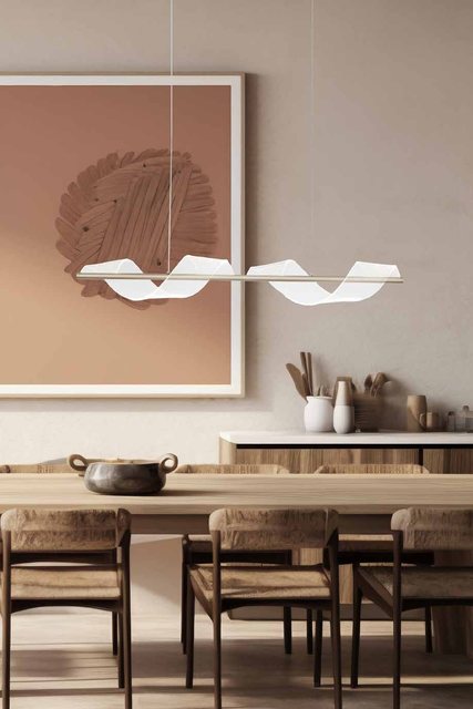 Ambiente com a luminária Spin, da linha importada Usina Imports