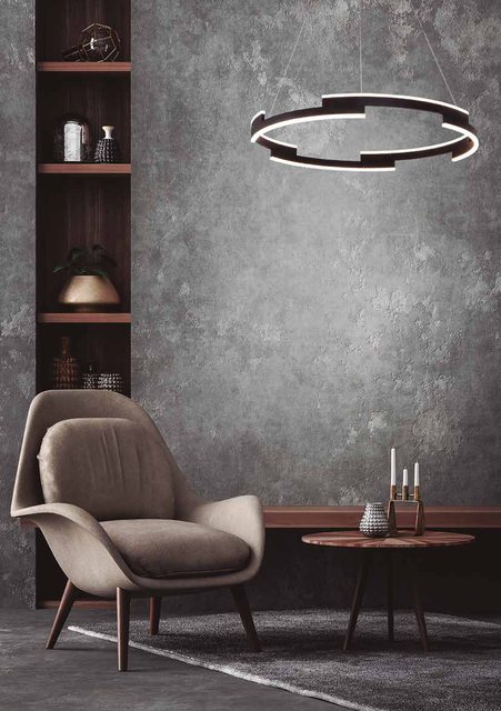 Ambiente com a luminária Splice, da linha importada Usina Imports