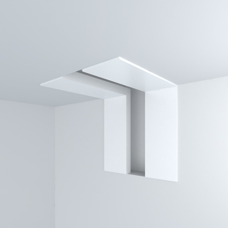 Junção Teto/Parede 30777 da linha Coaba, Usina Design