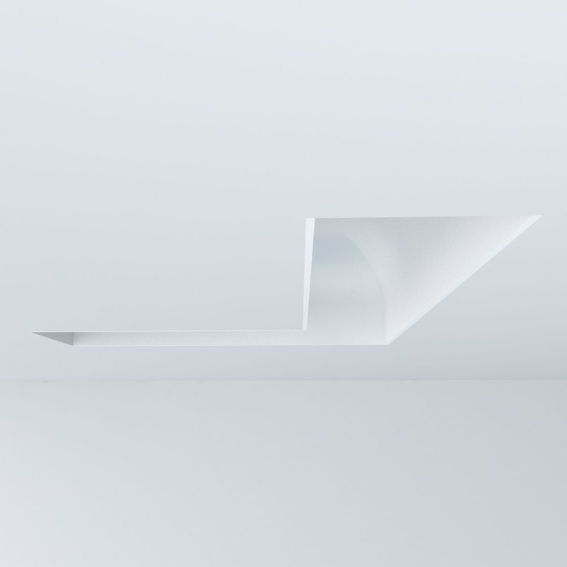 Junção Teto/Teto direita 30663 da linha Fenda, Usina Design