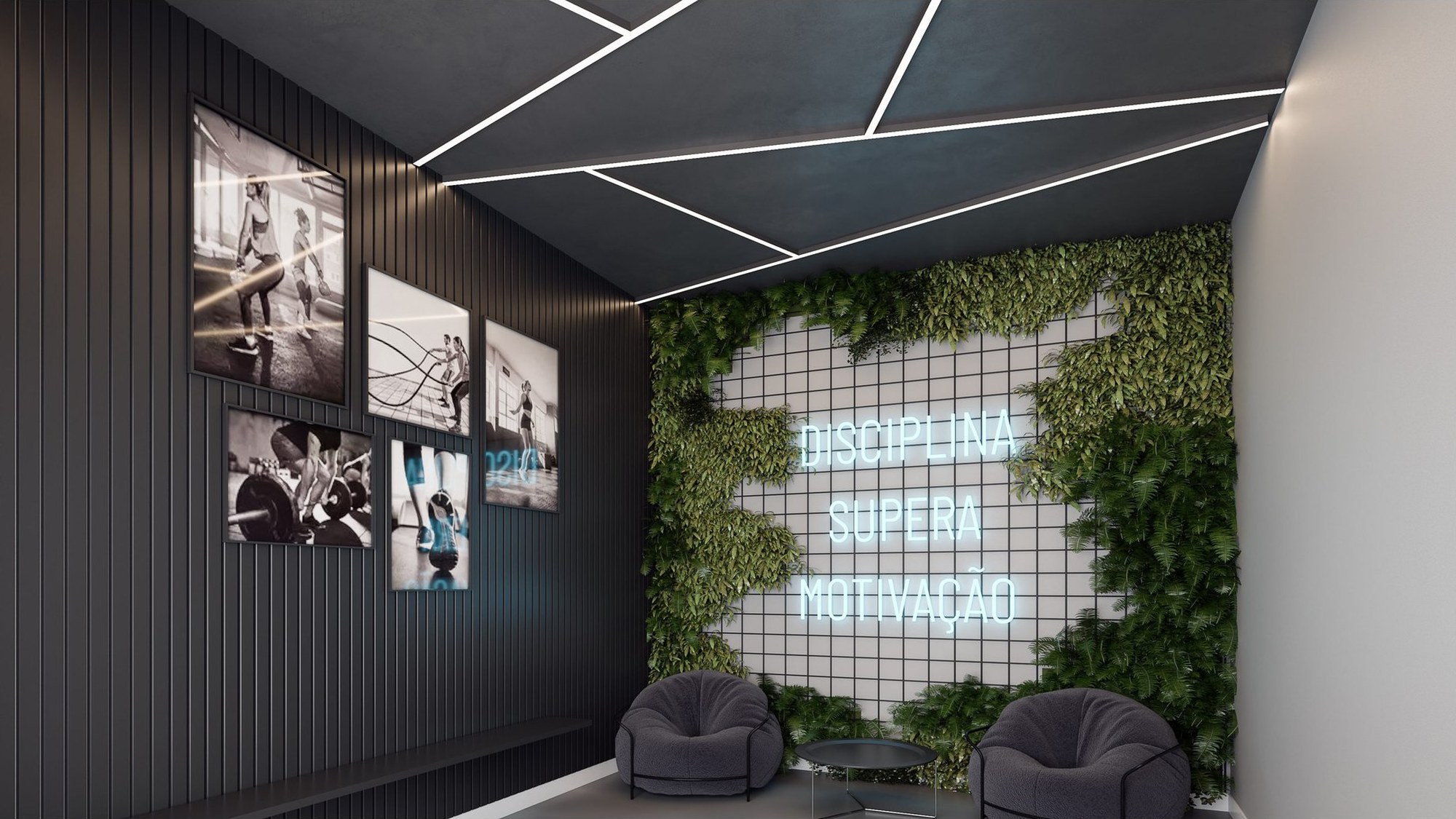 Nazca aplicada em ambiente — Usina Design