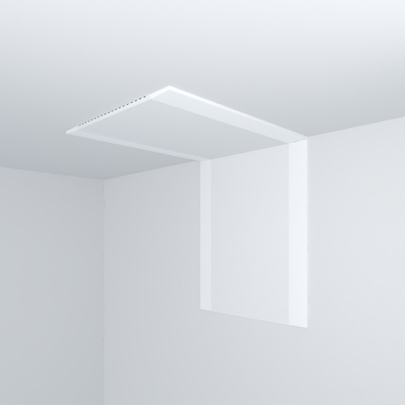 Junção Teto/Parede 30672 da linha Route de embutir, Usina Design