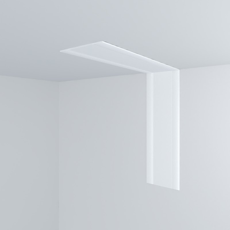 Junção Teto/Parede 30687 da linha Wood de embutir, Usina Design