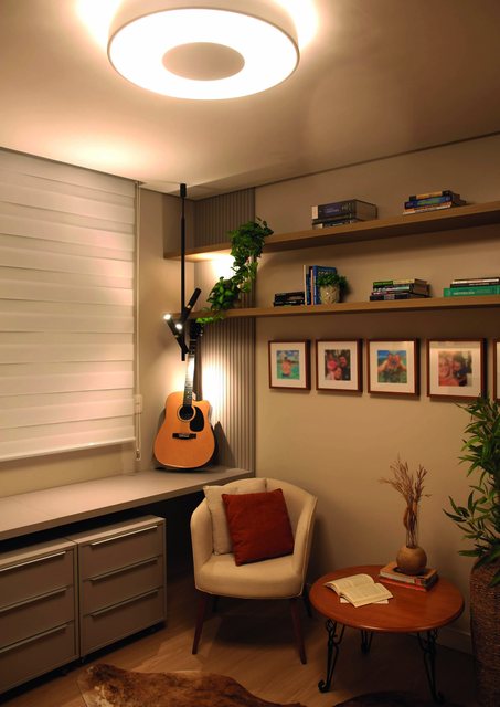 Projeto de Arfiza Arquitetura com Pendente Igual, Plafon Donna.