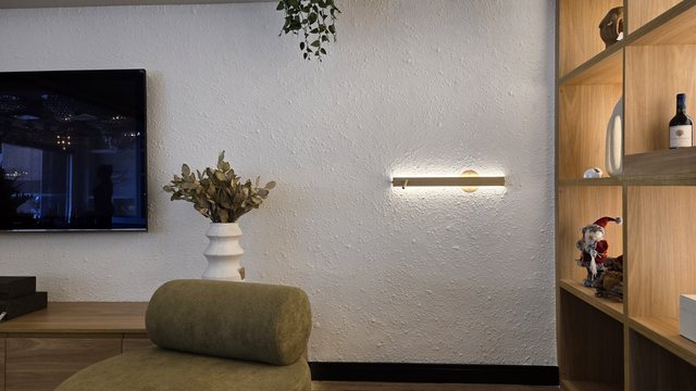 Showroom da Loja EfeitoLuz com Arandela Vik.