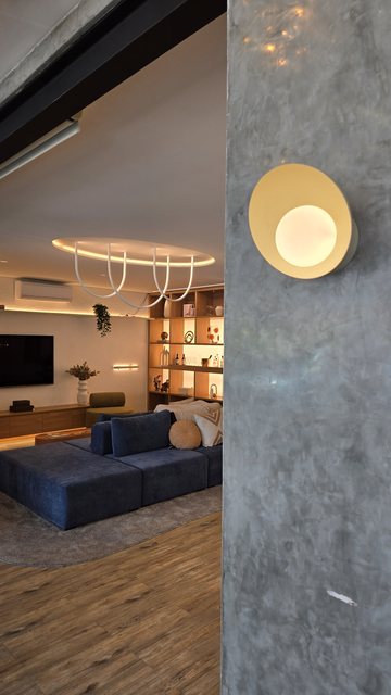 Showroom da Loja EfeitoLuz com Arandela Bell.